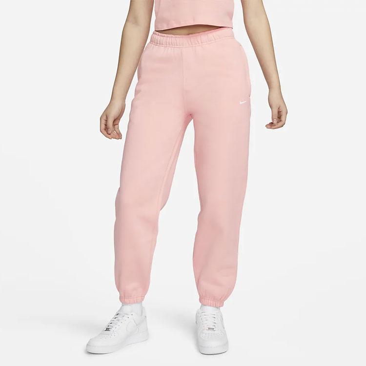 Nike Lab Fleece Cuffed Joggers Women Bottoms Pink DA0334-697