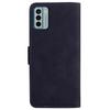 Solid Color Phone Case for Nokia G22 PU Leather Shockproof Wallet Stand Cell Phone Cover