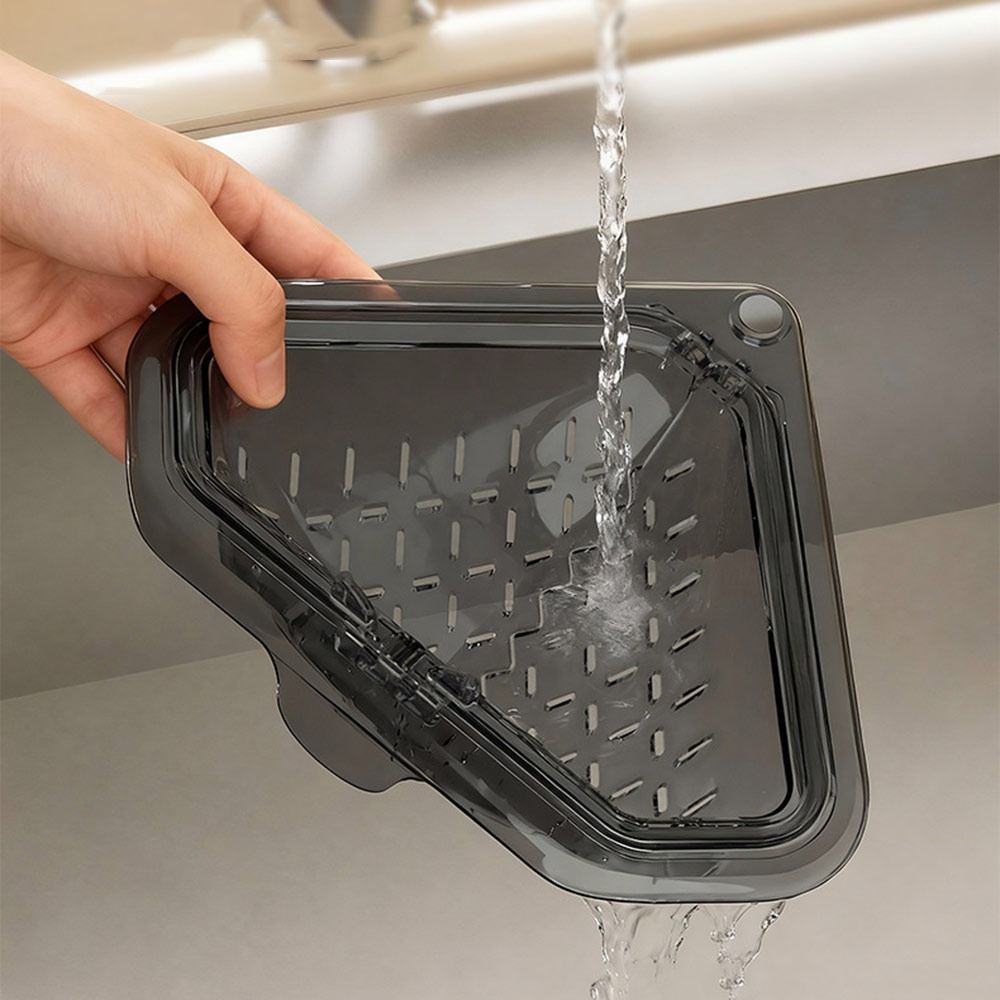 Separate Anti-leak Sink Drain Basket Filter Quickly Triangle Kitchen Sink Filter Strainer Magnetic