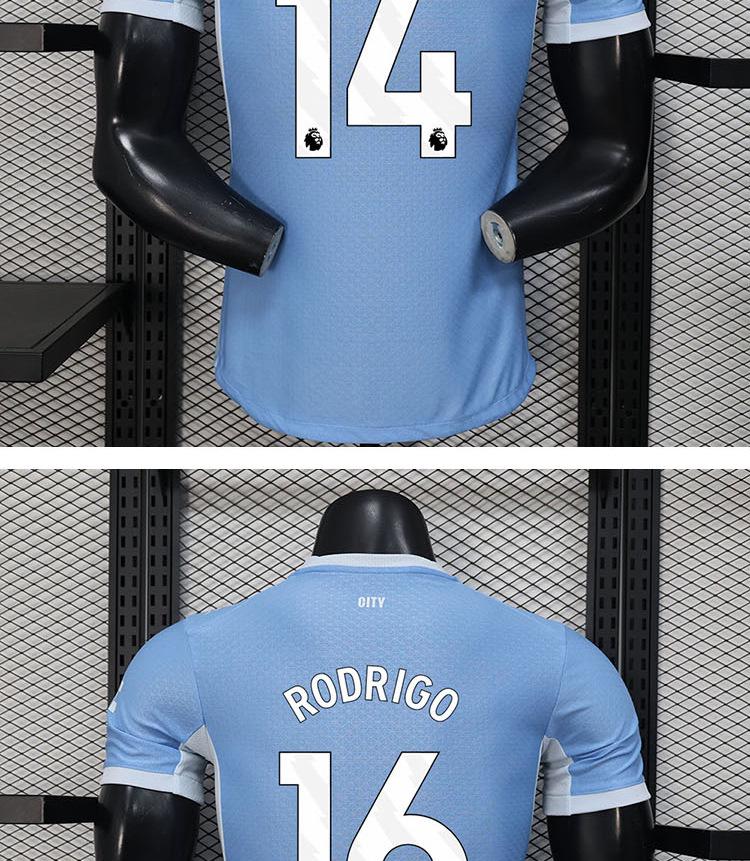 2026/27 Man City Home Jersey - Foden & Haaland Player Edition