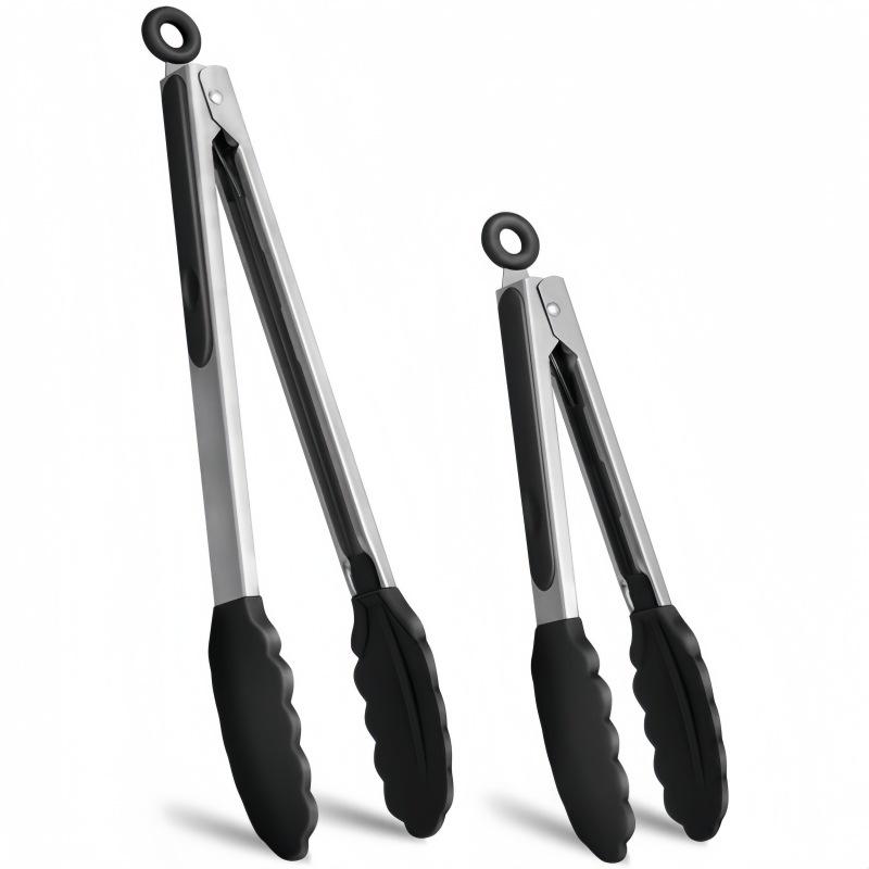 Heat-Resistant Silicone Food Clips: Commercial-Grade Grilling Tools for Steak & BBQ