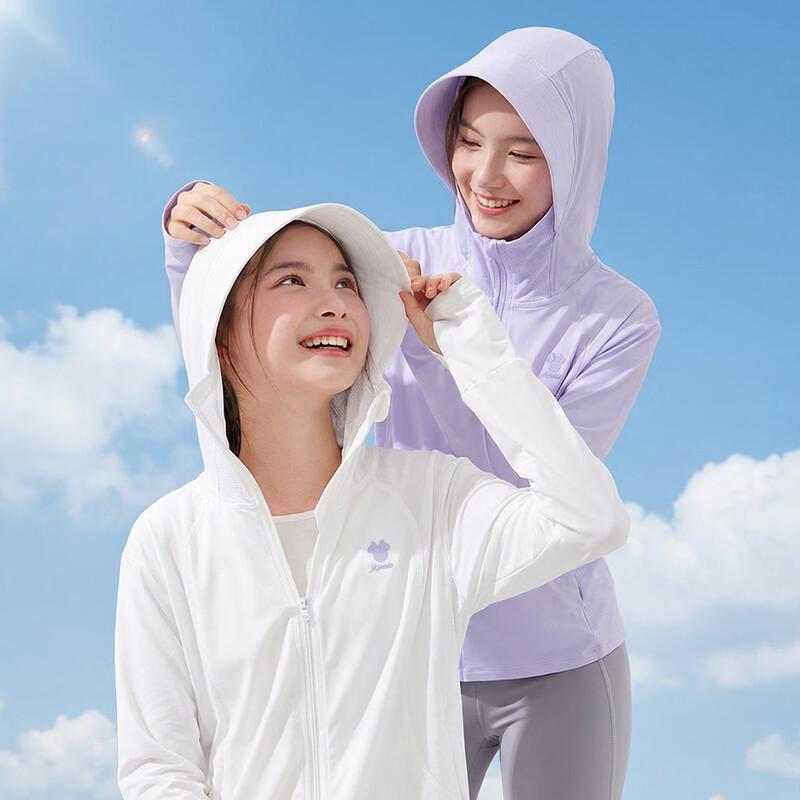 Disney Girls' UV Protection Ice Silk Sun Hoodie Jacket