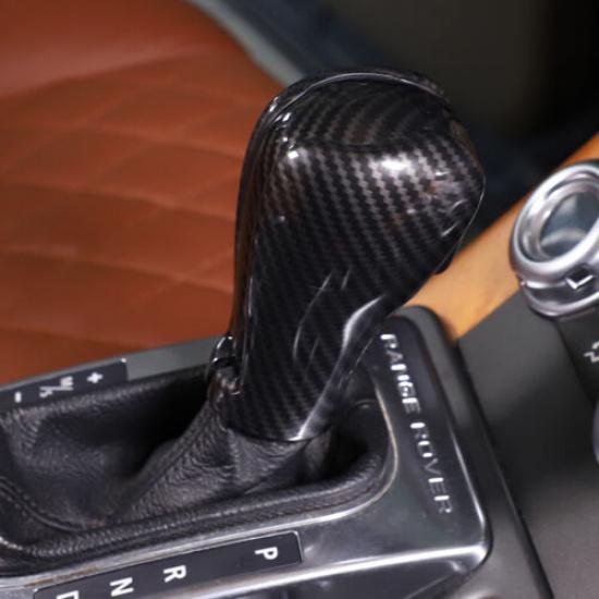 ABS Carbon Fiber Gear Shift Knob Trim Cover For LR Range Rover Sport Vogue 05-13