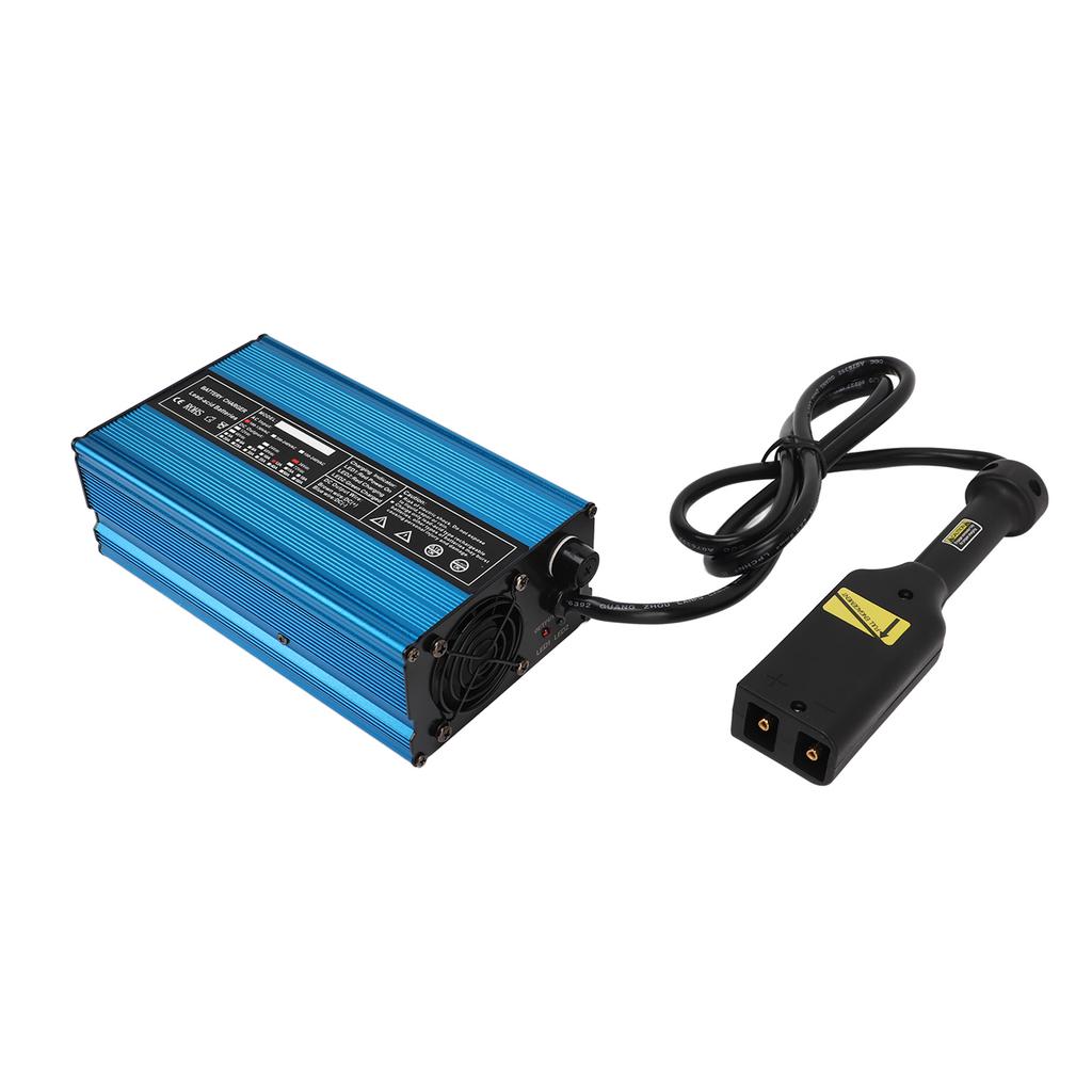 DC 36V 12A Golf Cart Battery Charger Smart Charging D Style  AC  Battery Protection Replacement for E‑Z‑GO