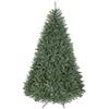 Kunstkerstboom 210 cm, realistische kerstboom met 2641 scharnierende takpunten, metalen standaard, groen