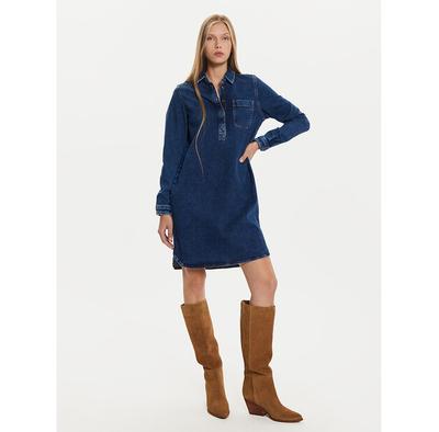 Mustang Aloha Henley Denim Dress