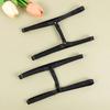 1Pair Women's Black Elastic Thigh Garters with Adjustable Double Row Leg Straps, Fashion Punk Leg Straps
