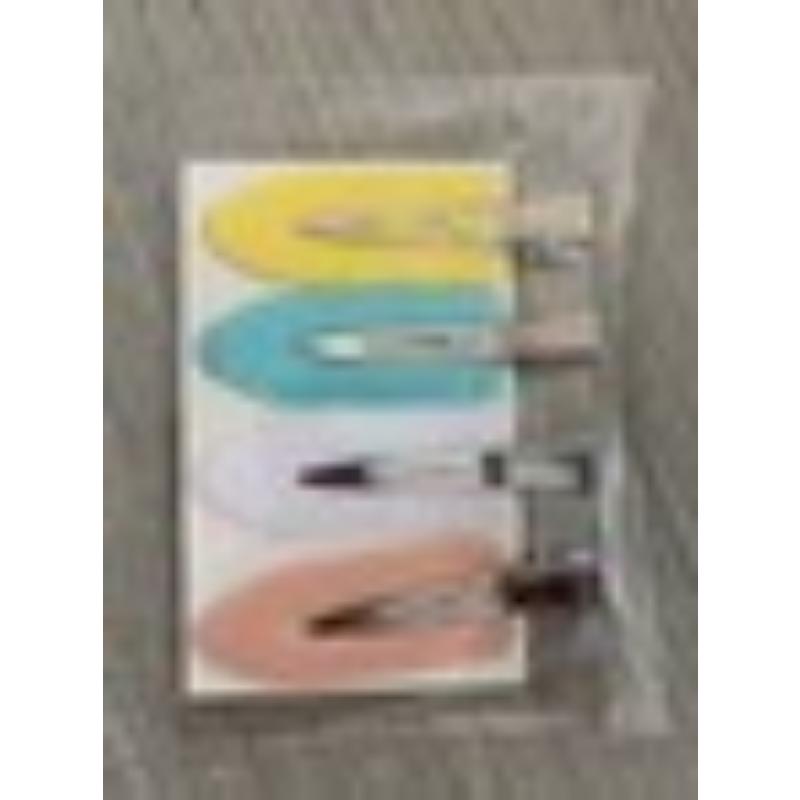 Grampos de cabelo sem costura simples de cor sólida sem dobra franja lateral grampo de maquiagem acessórios de lavagem de rosto grampos de cabelo para meninas