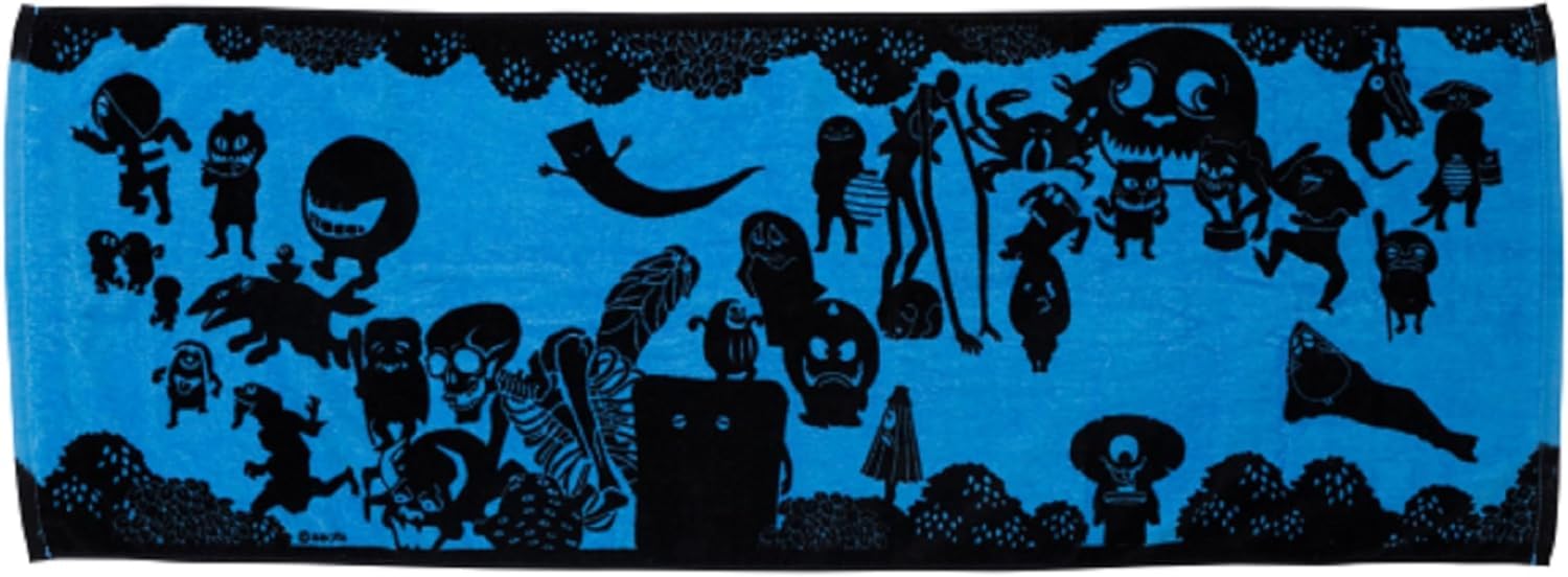 

Yokaisha Gegege no Kitaro Sports Towel Yokai Towel x Parade/Face (Blue Black)