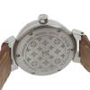 LOUIS VUITTON Tambour Watches Q121C whiteDial Stainless Steel/leather Quartz Analog display Women Used