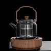 Teapot Glass Steaming and Cooking Household Electric Pottery Stove New Walnut Tea Set Teapot