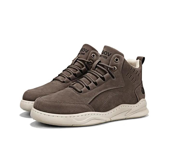 Autumn and winter high-top shoes fleece warm cotton shoes outdoor leisure sports Martin boots non-slip snow boots