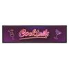 Cocktail Bar Mat Non-slip Neon Effect Service Mat