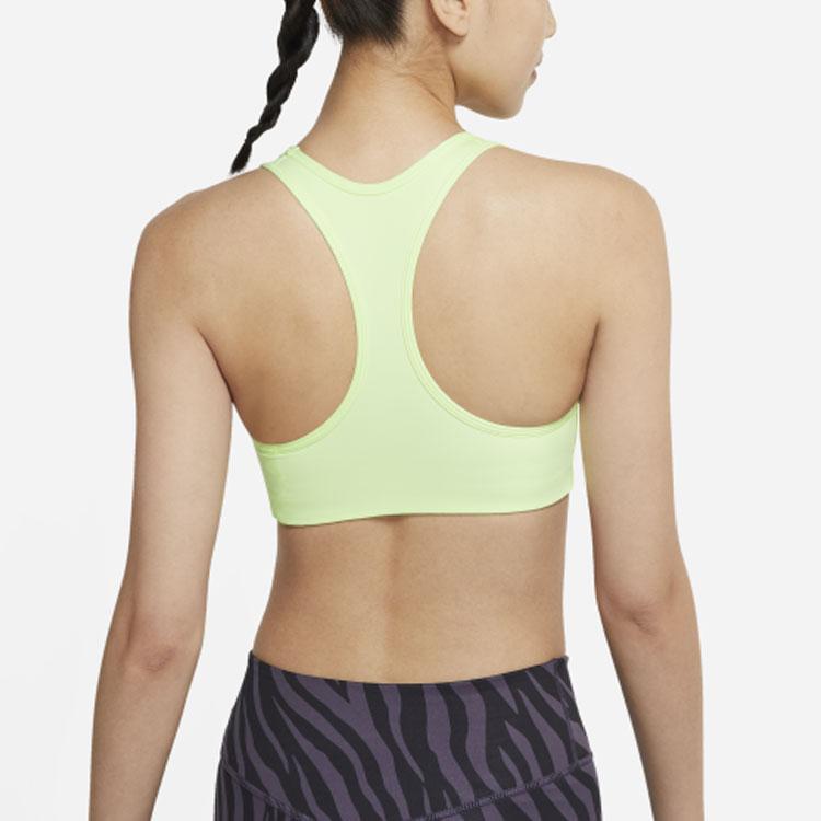 Nike Retro American Medium Support One-Piece Pad Sports Yoga Tank Top Women Tops Light-Yellow-Green BV3637-701