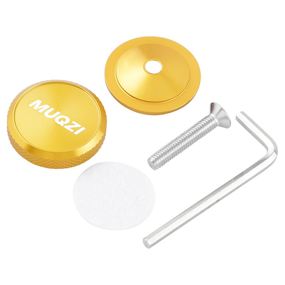 

Bike Mount Headset Top Cap Aluminum Alloy Bike Headset Cap Cover Bicycle Headset Cap Protective Case for AirTag золотий