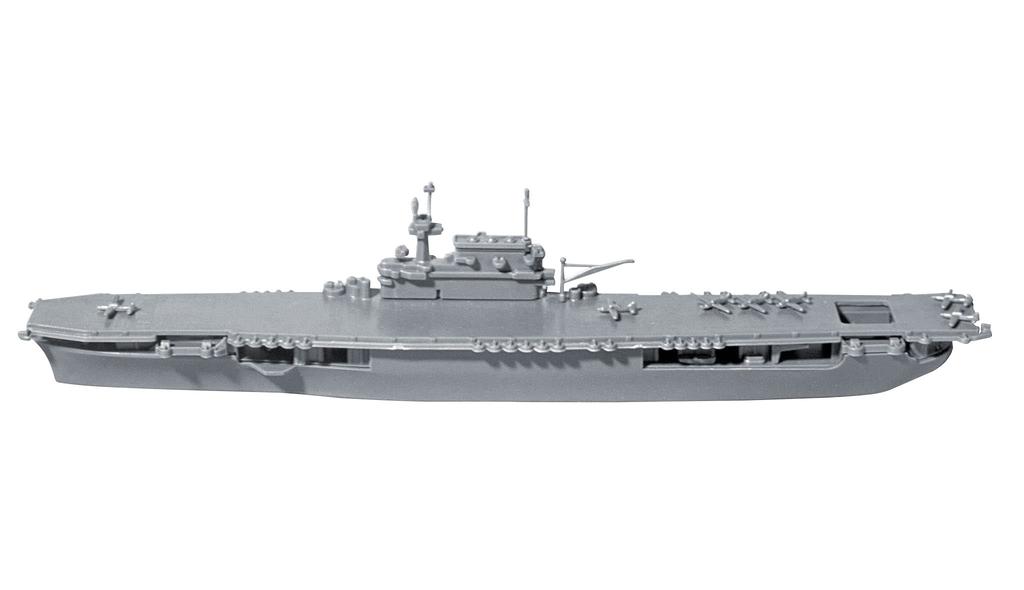 German Revell scale USS Enterprise plastic model model number molded in color 1/1200 CV-6 kit, 05824,
