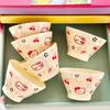 ZISIZ Cherry Cat Underglaze Ceramic Bowls
