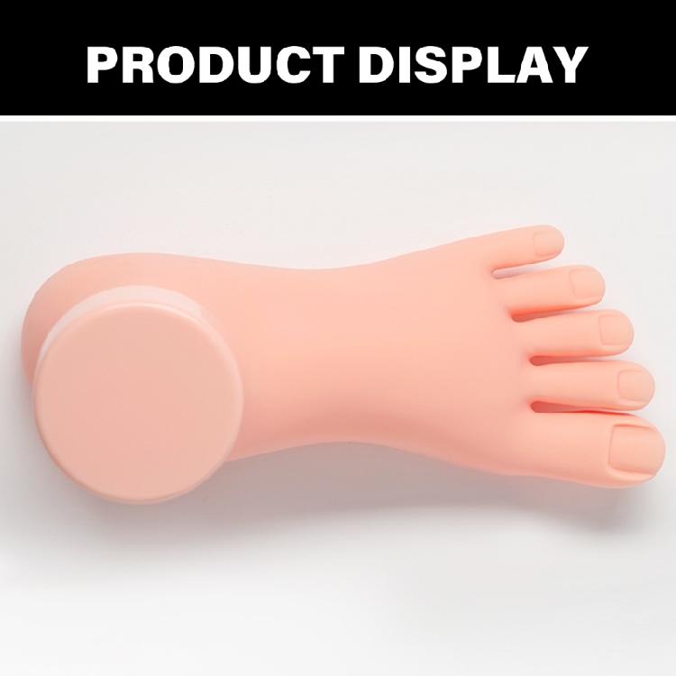 Übungs-Falsch-Trainingsfußmodell Maniküre-Zubehör Falsches Fußwerkzeug für Pediküre-Trainingsnägel