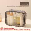 Large Capacity Travel Cosmetic Bag With Multiple Pockets For Makeup And Personal Items