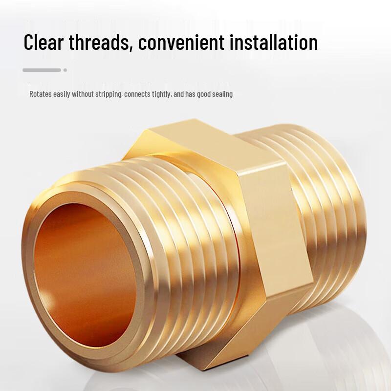 Brass Double Male Threaded Pipe Nipple