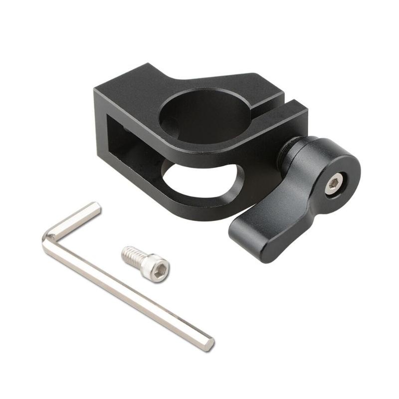 

Easy Installation Single Hole Pipe Clamp Aluminum Home Improvement Project Standard 19mm Single Rod Clamp 1/4inch-20 1