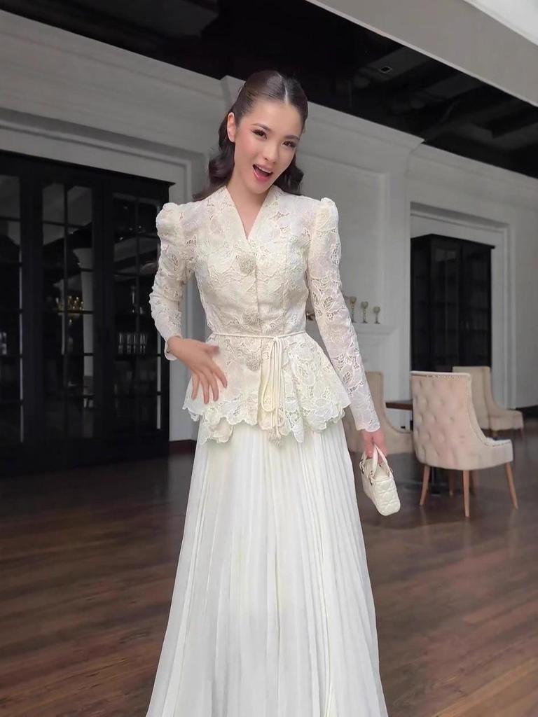 Elegant Long-Sleeved Dress Set for Autumn 2025 - European & American Style