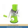 Kitchen Multifunctional Vegetable Slicer Fruit Cutter Cheese Shredder Tabletop Rotary Drum Grater