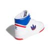Adidas Originals Drop Step Non-Slip Durable High-Top Skate Shoes Unisex Skate Shoes White Blue FW2038