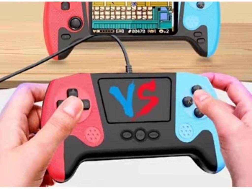 Sup Handheld Console: Two-Player Classic TV Game with 8090 Nostalgic Rechargeable Games