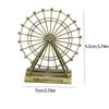 Metal Art Figurine Retro Ferris Wheel Model Desktop Accessories London Eye Ornament  Party