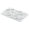 Flower Vase Silicone Molds Lotus Rose Daisy Flower Fondant Mold Relief Flower Mold Cake Decorating Tools Cupcake Topper Candy Chocolate Gumpaste Mold
