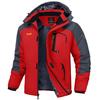 Gopuune Outdoor Multifunctional for and Windshell Jacket for Fall and Winter Men's Jacket, Fleece-Lined, Hiking, Climbing, Jogging, Skiing,
