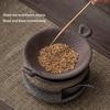 Ceramic Teas Stove Warmer For Fragrances Diffusion And Beverages Warming With Tealight Candle Holder For Meditations Space
