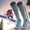 Unisex Thermal Knee High Ski Socks Thick Warm for Skiing, Snowboarding Cold Weather