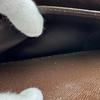 LOUIS VUITTON N60015 Damier leather Zippy wallet Purse Brown leather Used