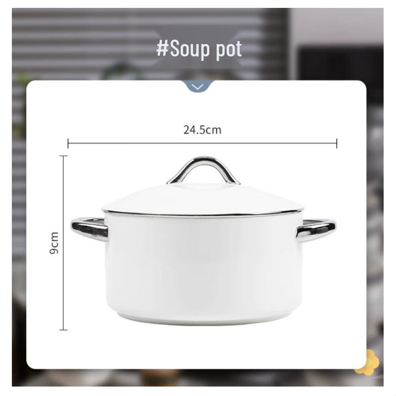 Light Luxury Ceramic Soup Pot
