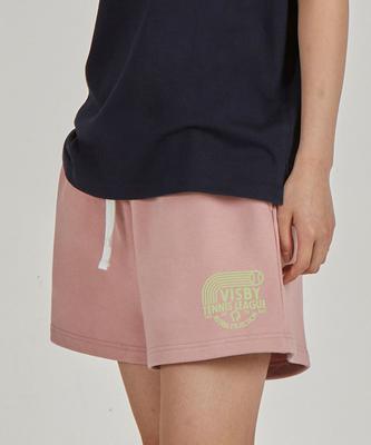 ASTRAL PROJECTION Bisby Tennis League Comfortable Waffle Terry Shorts_Pink