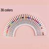 36-Color Acrylic Markers Set: Student Art & DIY Bullet Journal Pens in Handheld Square Box