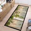 Green Non-slip Runner Rugs Soft Entrance Kitchen Carpet Floor Mat Home Decor Entryway Foot Mats Kitchen Staircase Long Rug Gift
