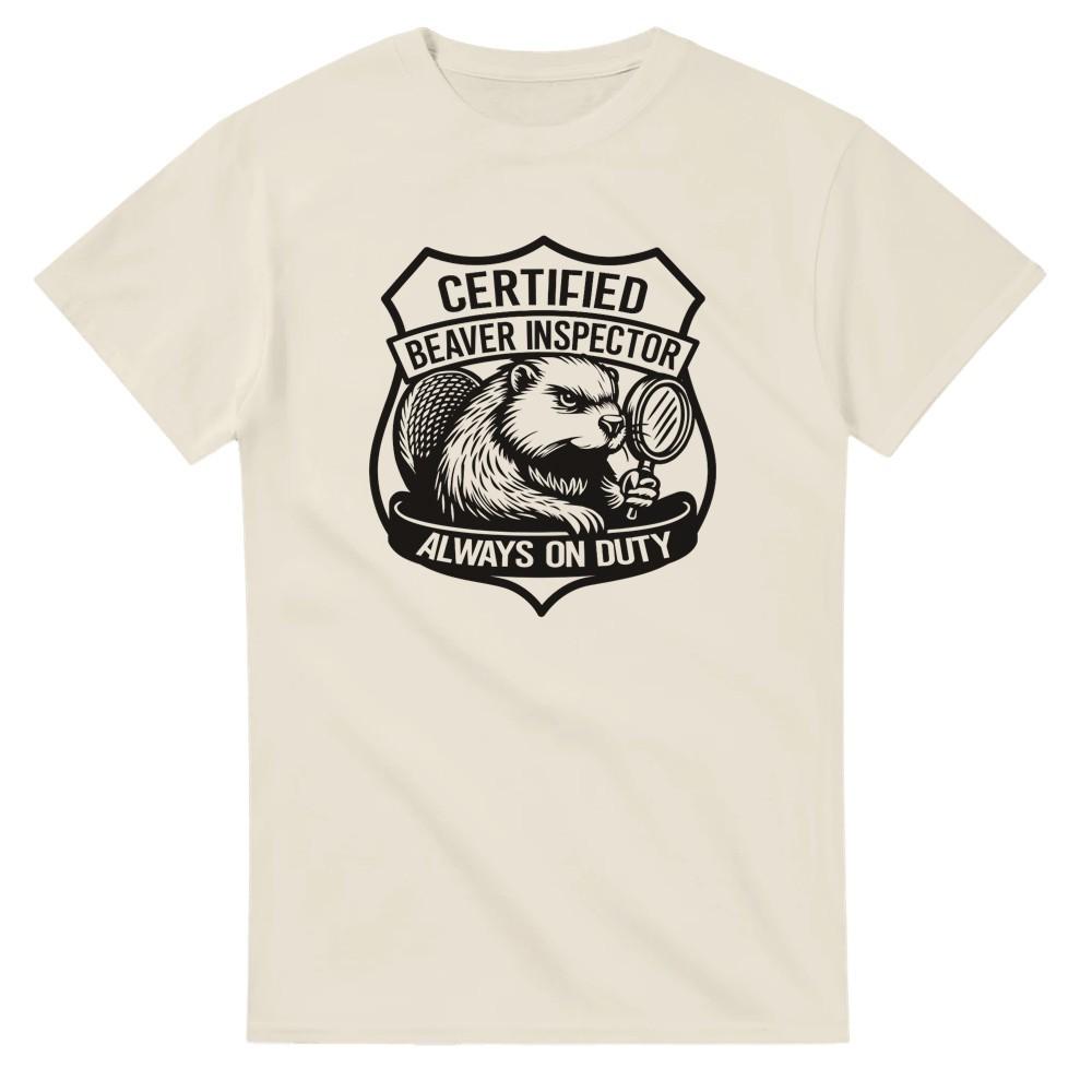 Certified Beaver Inspector T-Shirt S разноцветный