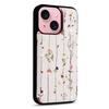 Für iPhone 15 Kartenfachhülle Ständer Sturzsicher Blumenmuster Handyhülle