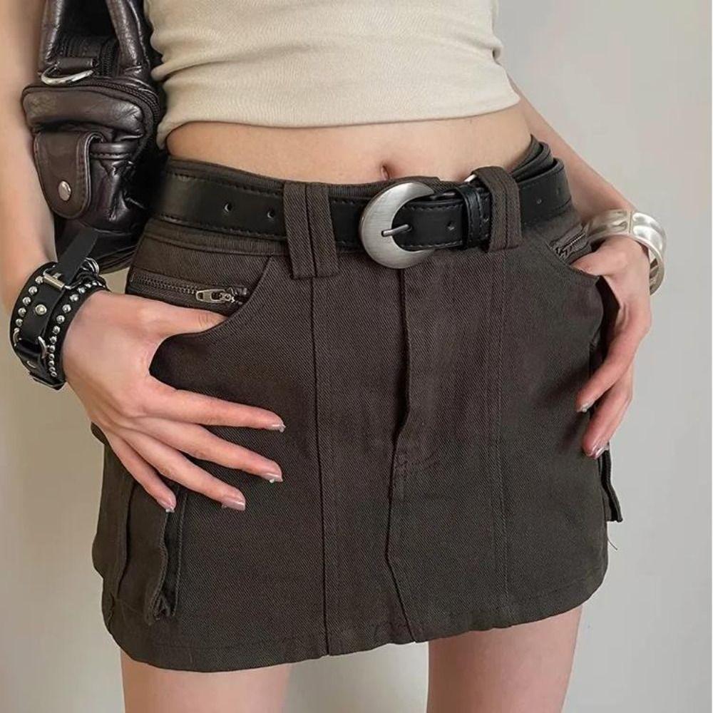 Designer Moon Waist Belt PU Leather Dress Jeans Belt Ins Style Women's Belt  Spicy Girls