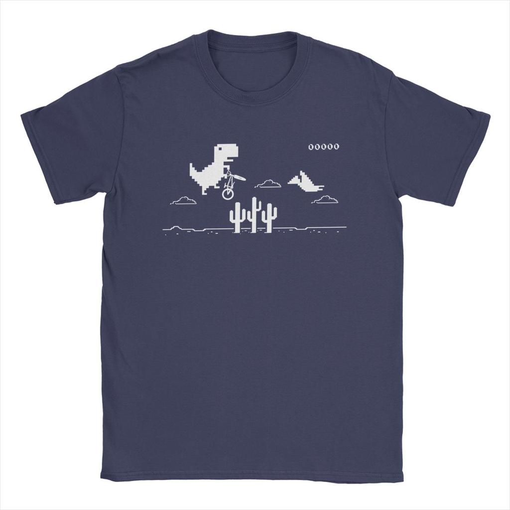 Herren T-Shirts T-Rex BMX Offline Vintage Baumwolle T-Shirts Kurzarm T-Shirts Rundhals Kleidung Geburtstagsgeschenk