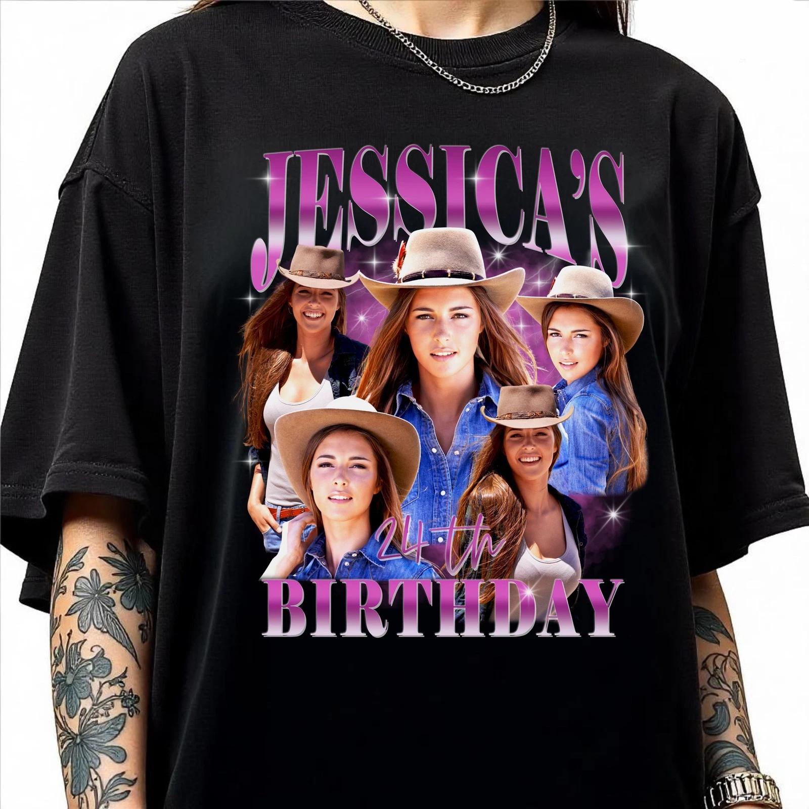 Custom Birthday Comfort Colors Unisex T-Shirt Personalized Birthday girl bootleg S