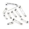 20pcs/lot 14 17 19 25 32mm 316 Stainless Steel Brooch Clip Pins Safety Brooch Settings Blank For DIY Jewelry Making Supplies