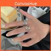 Hollow Out Elegant Design Vintage 925 Sterling Silver Ring For Women Trendy