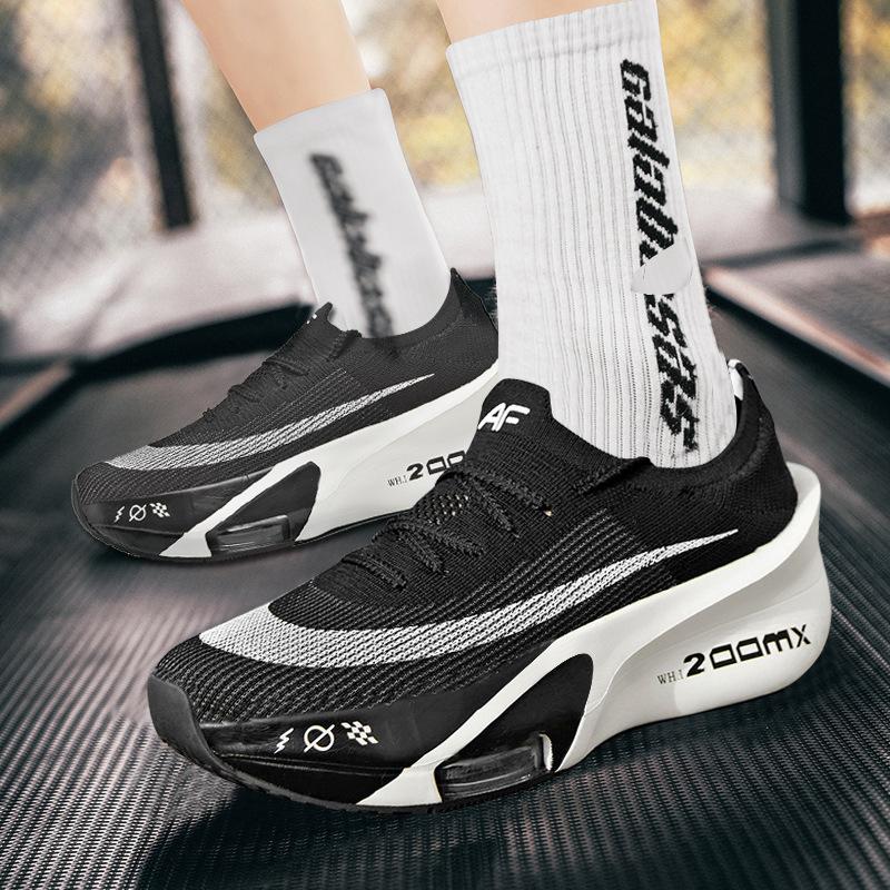 

Women s Breathable Mesh Running Shoes Cushioning Sole Lightweight Sports Sneakers 44 чорний
