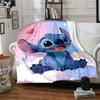 1pc S-Stitch16 Blanket, Gift, for Men and Women, Soft Blanket, Good for Sofa Bed Couch Travel, Lightweight Flannel Blanket
