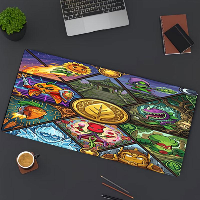 Plants VS Zombies Print Mouse Pad, for Keyboard Pad Laptop PC Mat for Office Home Use, Desk Decor, Perfect Birthday Gift for Gamers