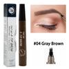 4 Point Eyebrow Pencil Waterproof Liquid Eyebrow Pen Makeup Long Lasting Cosmetic Microblade Brow Pencil